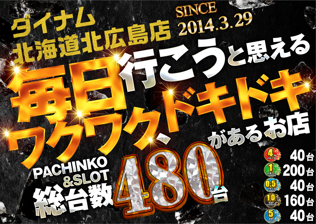 毎日行こう、ワクワクドキドキ